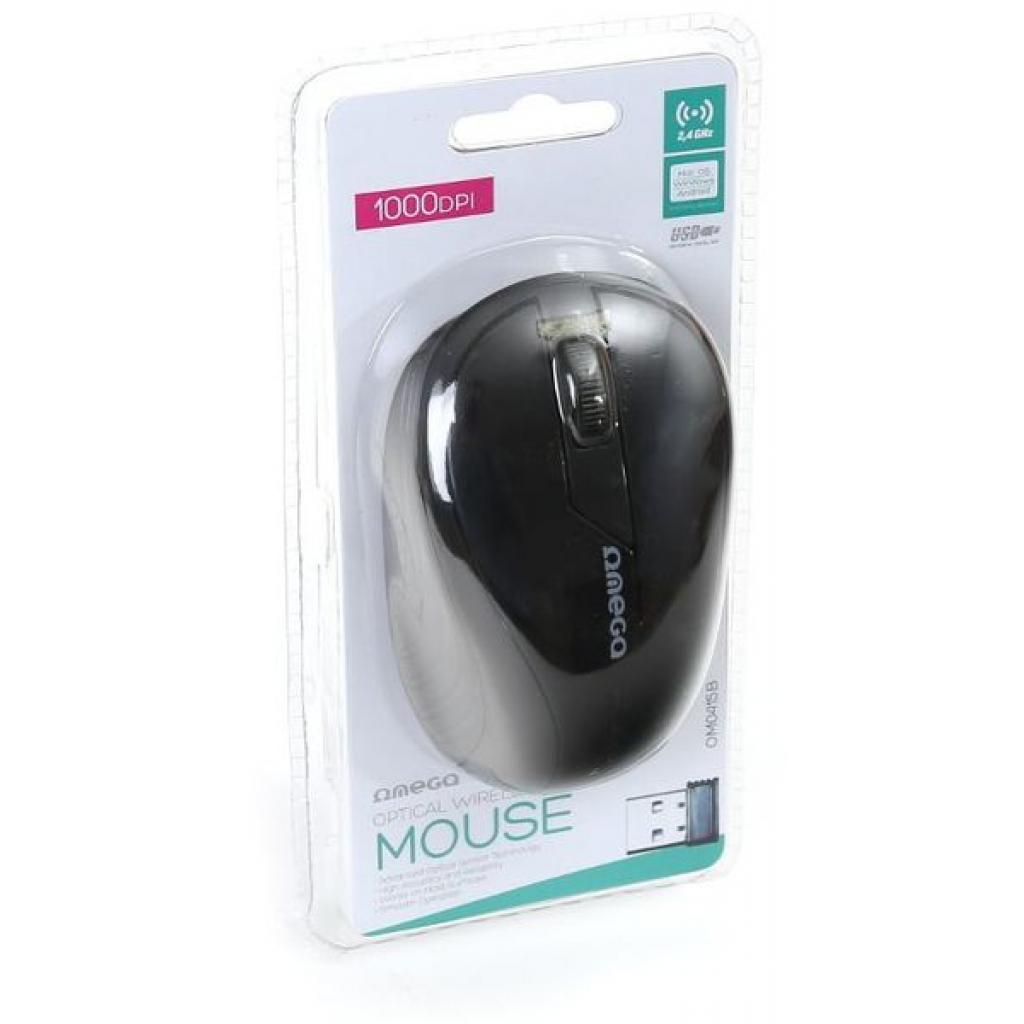 Мишка Omega Wireless OM-415 black (OM0415B) зображення 4