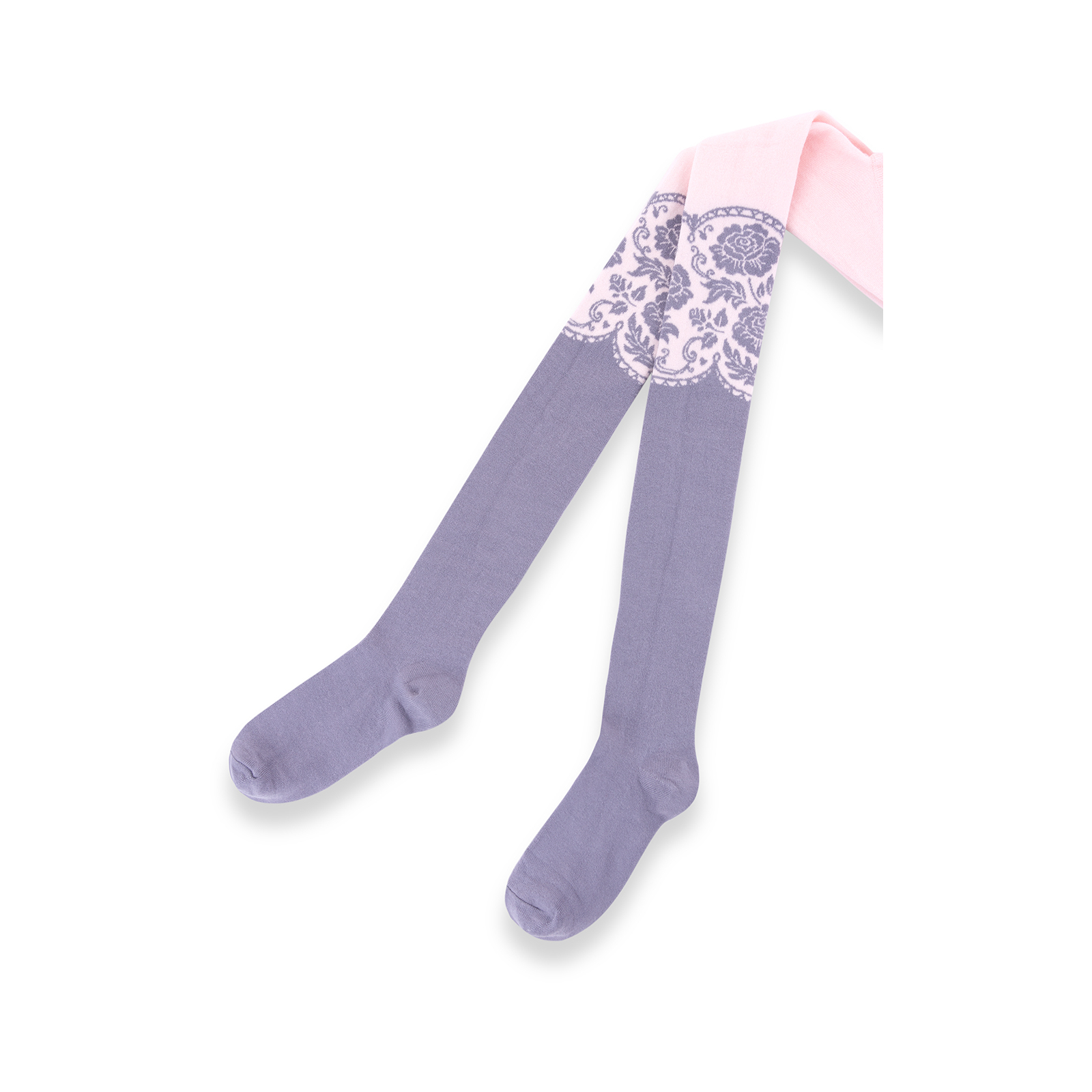 Колготки UCS Socks с орнаментом (M0C0301-0852-7G-pink)