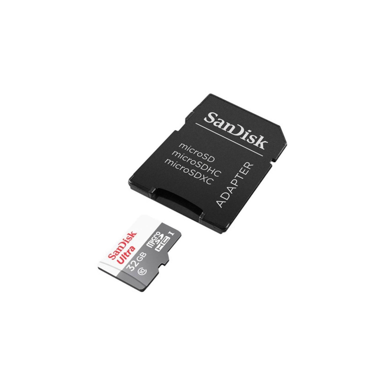 Карта пам'яті SanDisk 32GB Miсro-SDHC Class 10 UHS-I Ultra (SDSQUNS-032G-GN3MA) зображення 3
