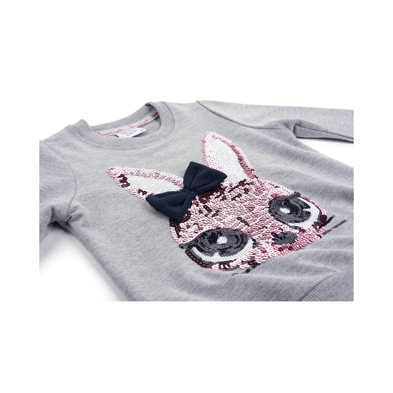 Набор детской одежды Breeze с зайчиком из пайеток (9981-104G-gray) изображение 8
