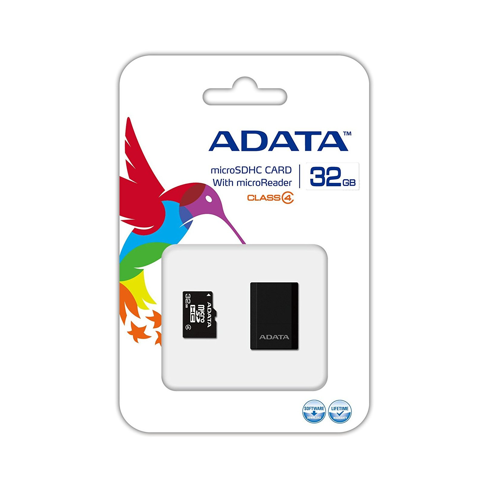 Карта пам'яті ADATA 32GB microSDHC Class 4 (AUSDH32GCL4-RM3BKBL) зображення 4
