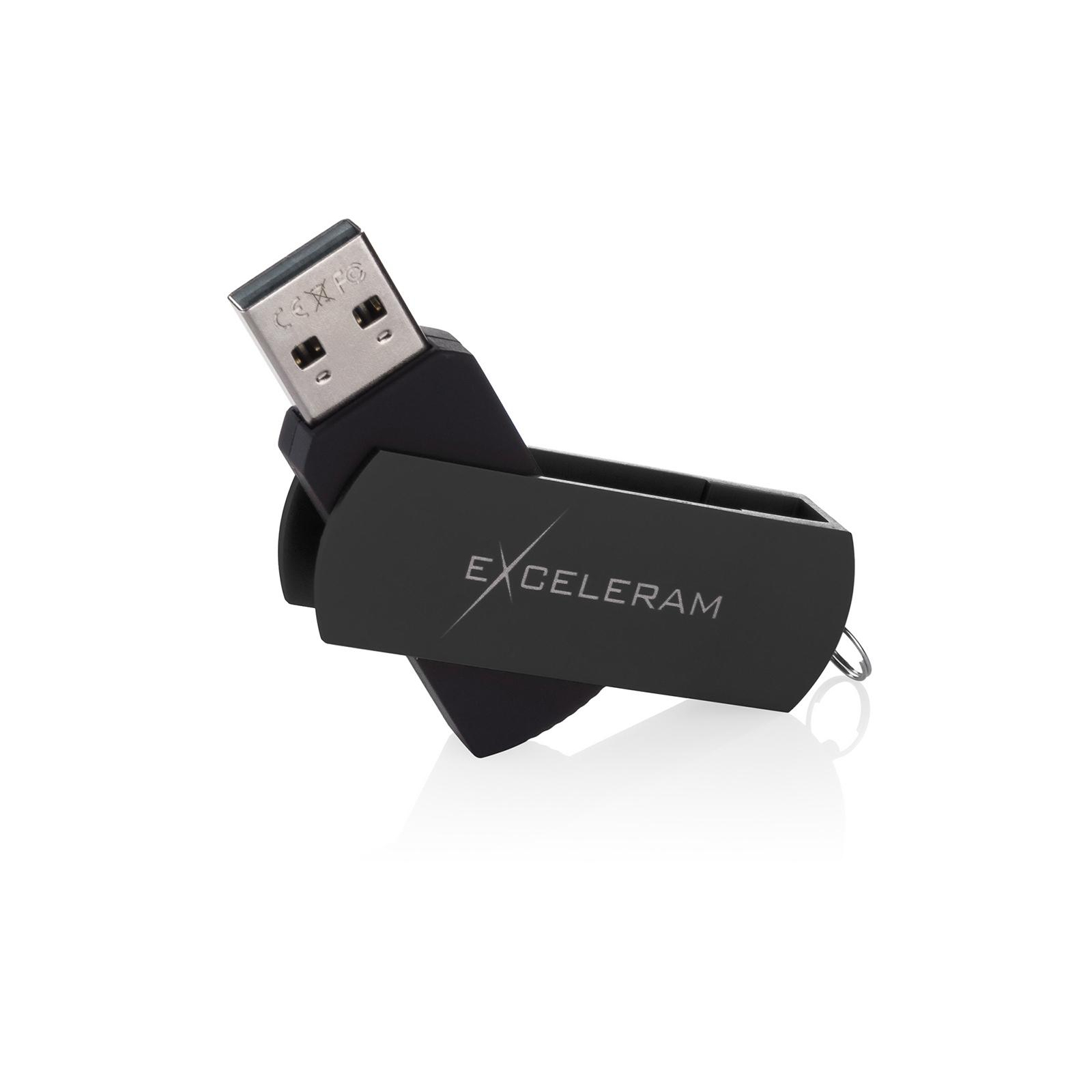 USB флеш накопичувач eXceleram 8GB P2 Series Black/Black USB 2.0 (EXP2U2BB08) зображення 3