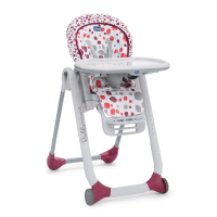 Стульчик для кормления Chicco Polly Progres5, красный (79336.74)