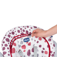 Стульчик для кормления Chicco Polly Progres5, красный (79336.74) изображение 3