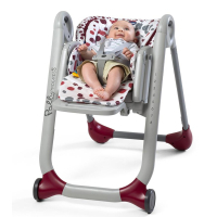 Стульчик для кормления Chicco Polly Progres5, красный (79336.74) изображение 4