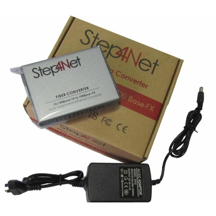 Медиаконвертер Step4Net 10/100Base-TX to 100Base-FX, SM, 1310nm, SC/PC, 20км (MC-D-0,1-1SM-1310nm-20) изображение 2