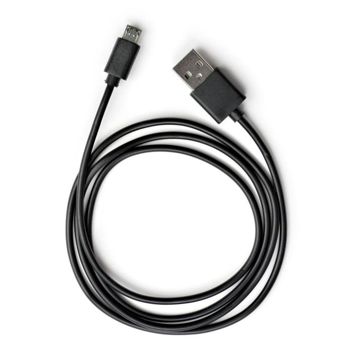 Дата кабель USB 2.0 AM to Micro 5P PVC 1.8m black Vinga (VCPDCM1.8BK)