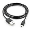 Дата кабель USB 2.0 AM to Micro 5P PVC 1m black Vinga (VCPDCM1BK) зображення 2