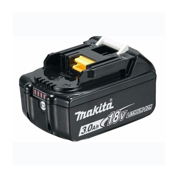 Аккумулятор к электроинструменту Makita LXT BL1830B (Li-Ion, 18В, 3Ач, индикация заряда) (632G12-3)