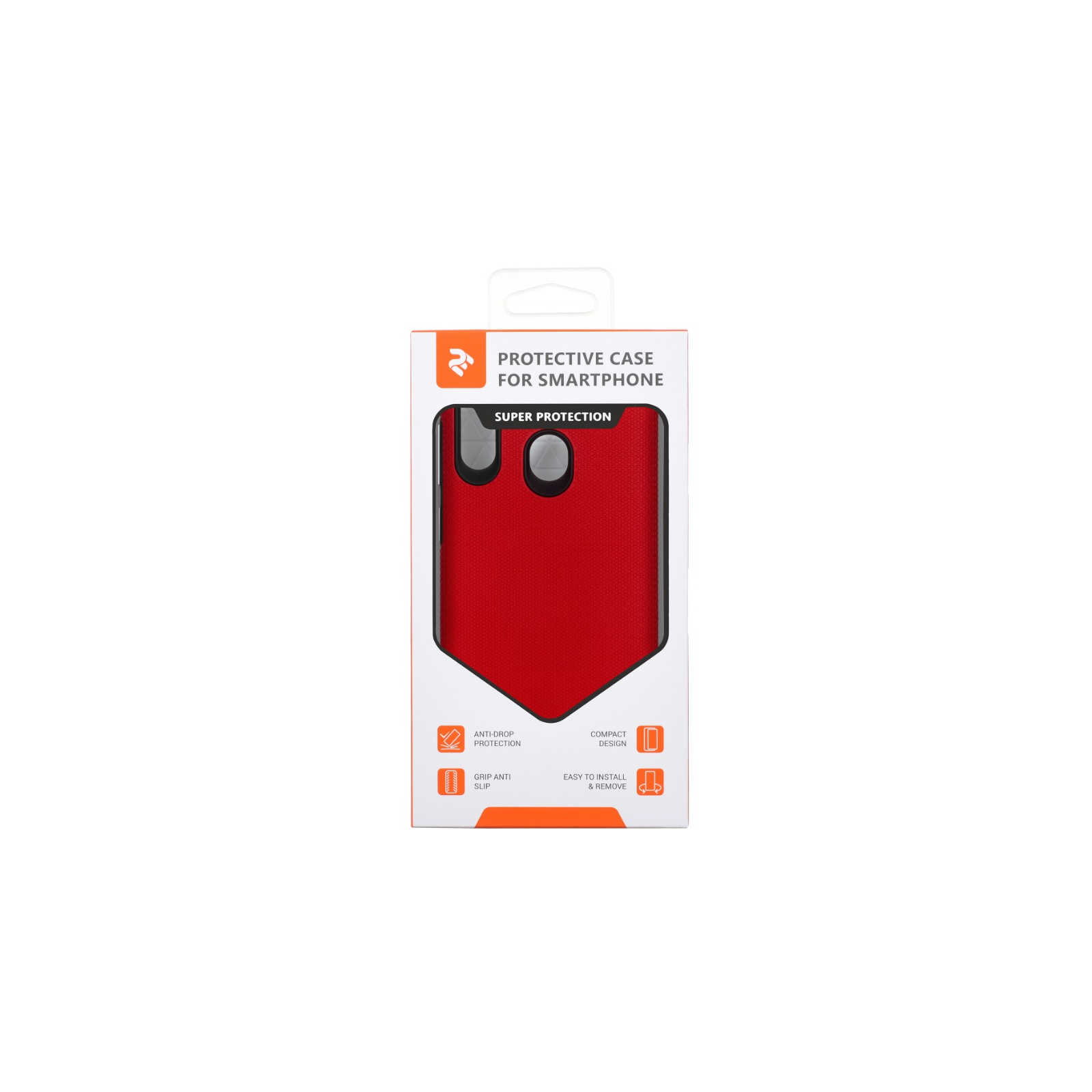 Чехол для мобильного телефона 2E Samsung Galaxy M20 (M205), Triangle, Red (2E-G-M20-TKTLRD) изображение 3