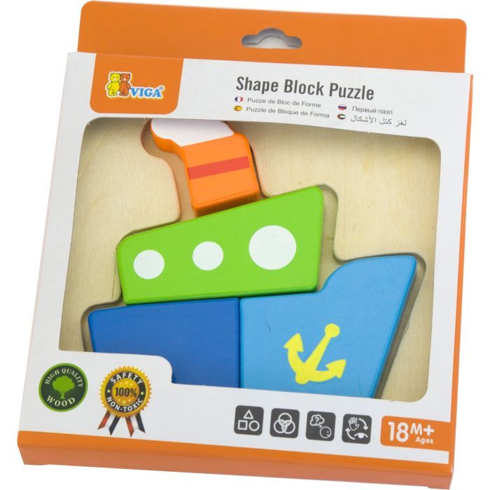 Развивающая игрушка Viga Toys Кораблик (50171) изображение 2