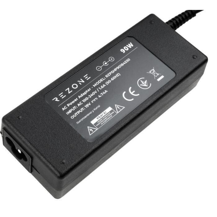 Блок питания к ноутбуку Rezone HP 90W 18.5V 4.74A 4.5*3.0 (RZPSHP90184530) изображение 3