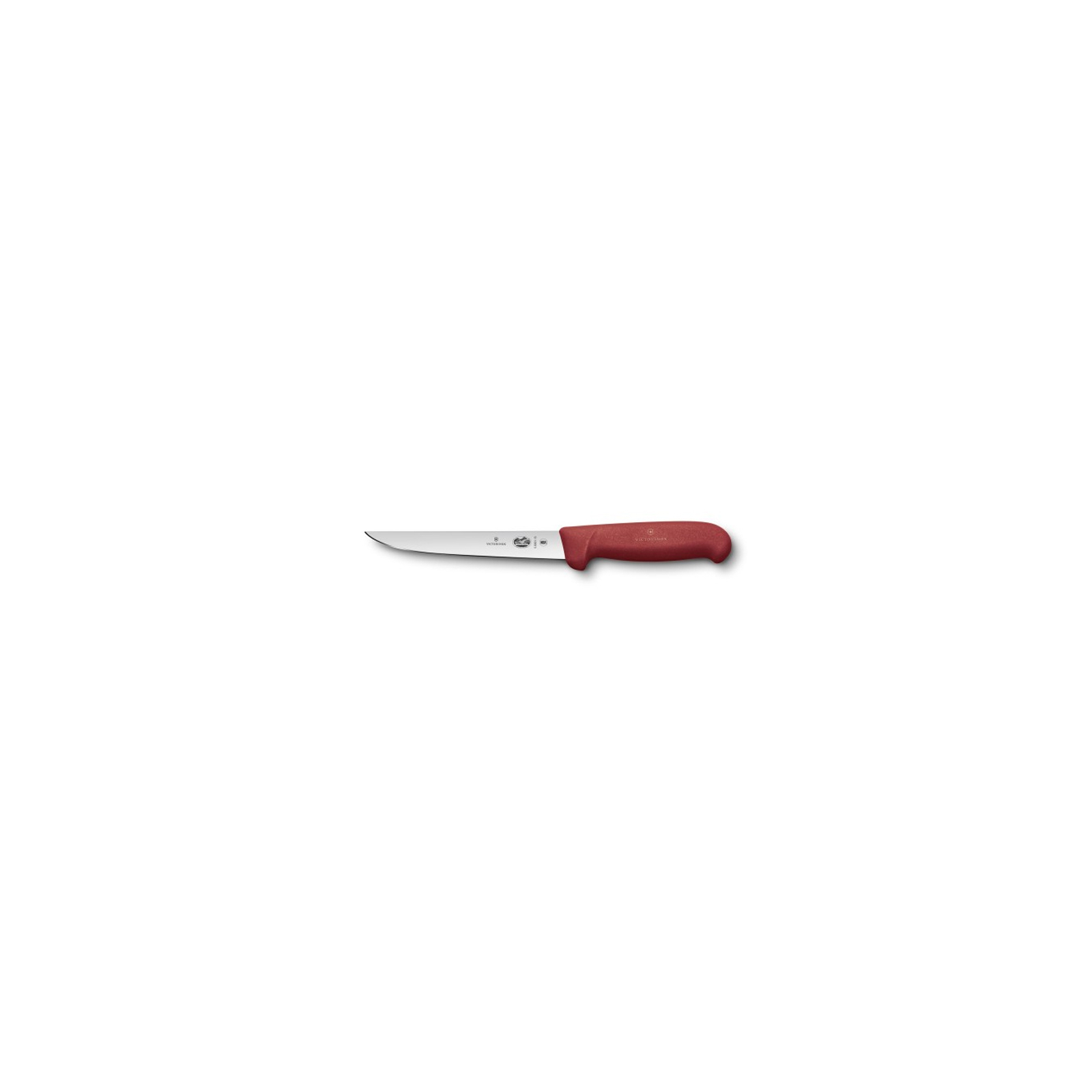 Кухонний ніж Victorinox Fibrox обвалочный 15 см, красный (5.6001.15)