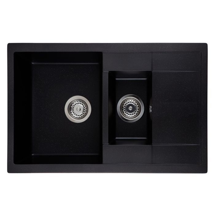 Мийка кухонна Interline STYLE black