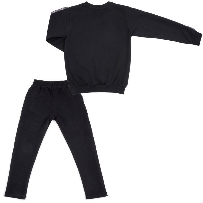 Набір дитячого одягу Breeze з срібними лампасами (12973-152G-black) зображення 4