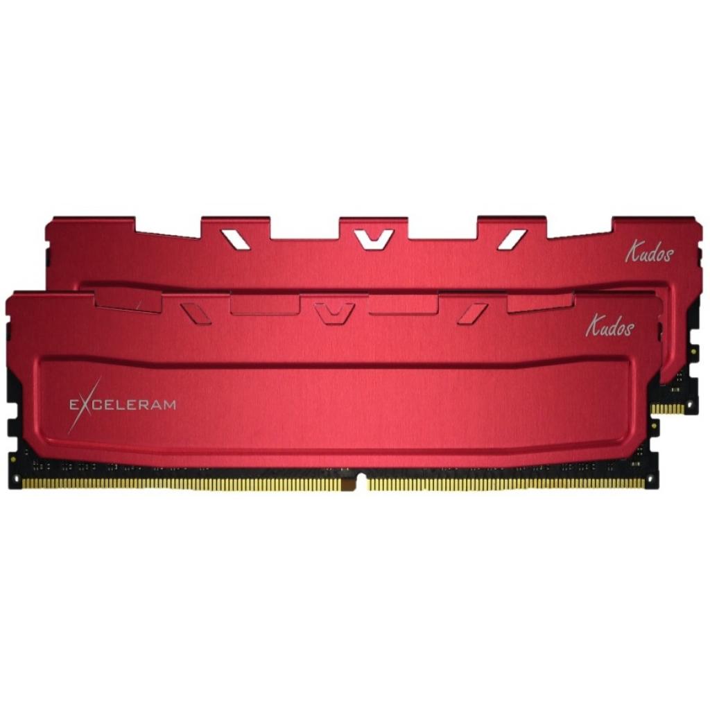 Модуль пам'яті для комп'ютера DDR4 32GB (2x16GB) 3200 MHz Red Kudos eXceleram (EKRED4323217AD) зображення 2