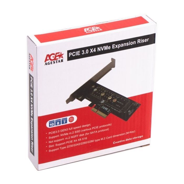 Контролер PCIe to M.2 NVMe AgeStar (AS-MC01) зображення 4