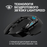 Мышка Logitech G502 Lightspeed Black (910-005567) изображение 2