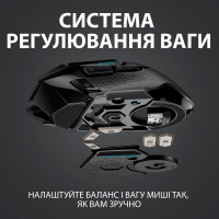 Мышка Logitech G502 Lightspeed Black (910-005567) изображение 7