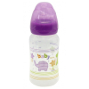 Бутылочка для кормления Baby Team c широким горлом, 250мл 6+ (1002_фиолетовый)