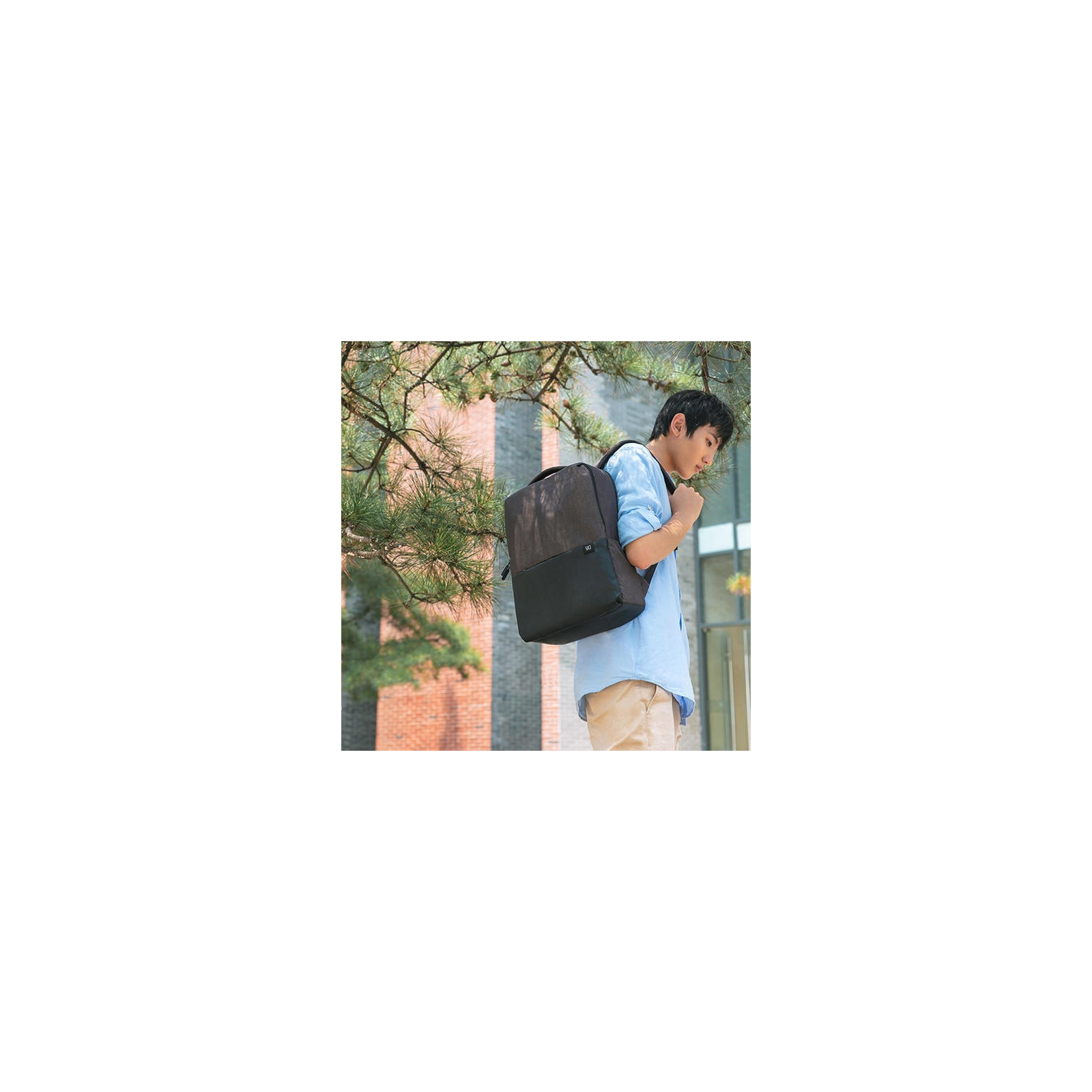 Рюкзак для ноутбука Xiaomi 15.6" RunMi 90 Light Business Backpack Grey (6971732584110) зображення 7