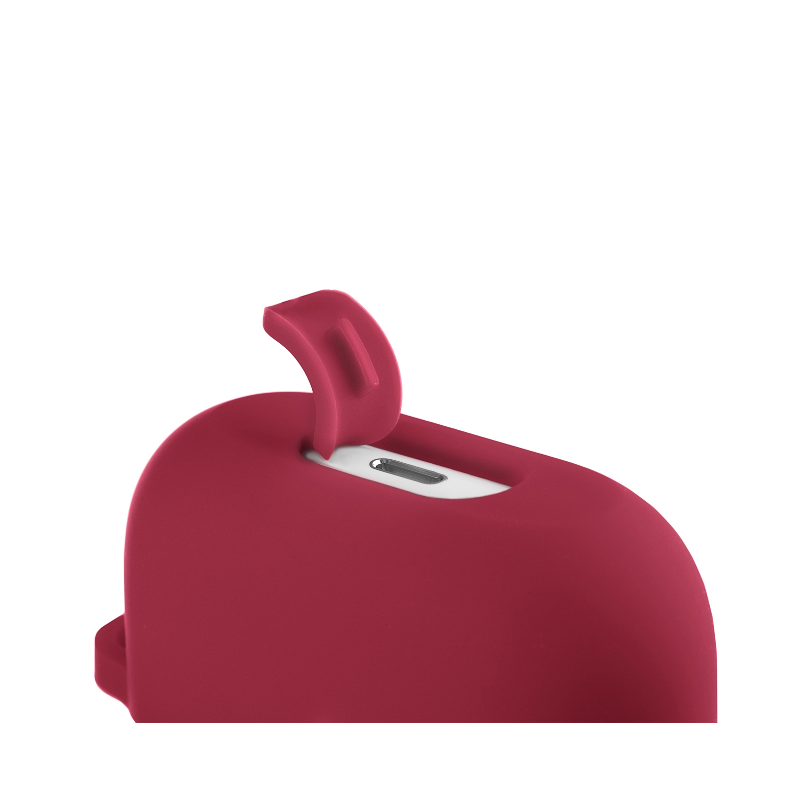 Чехол для наушников 2E для Apple AirPods Pro Pure Color Silicone 2.5 мм Cherry red (2E-PODSPR-IBPCS-2.5-CHR) изображение 3