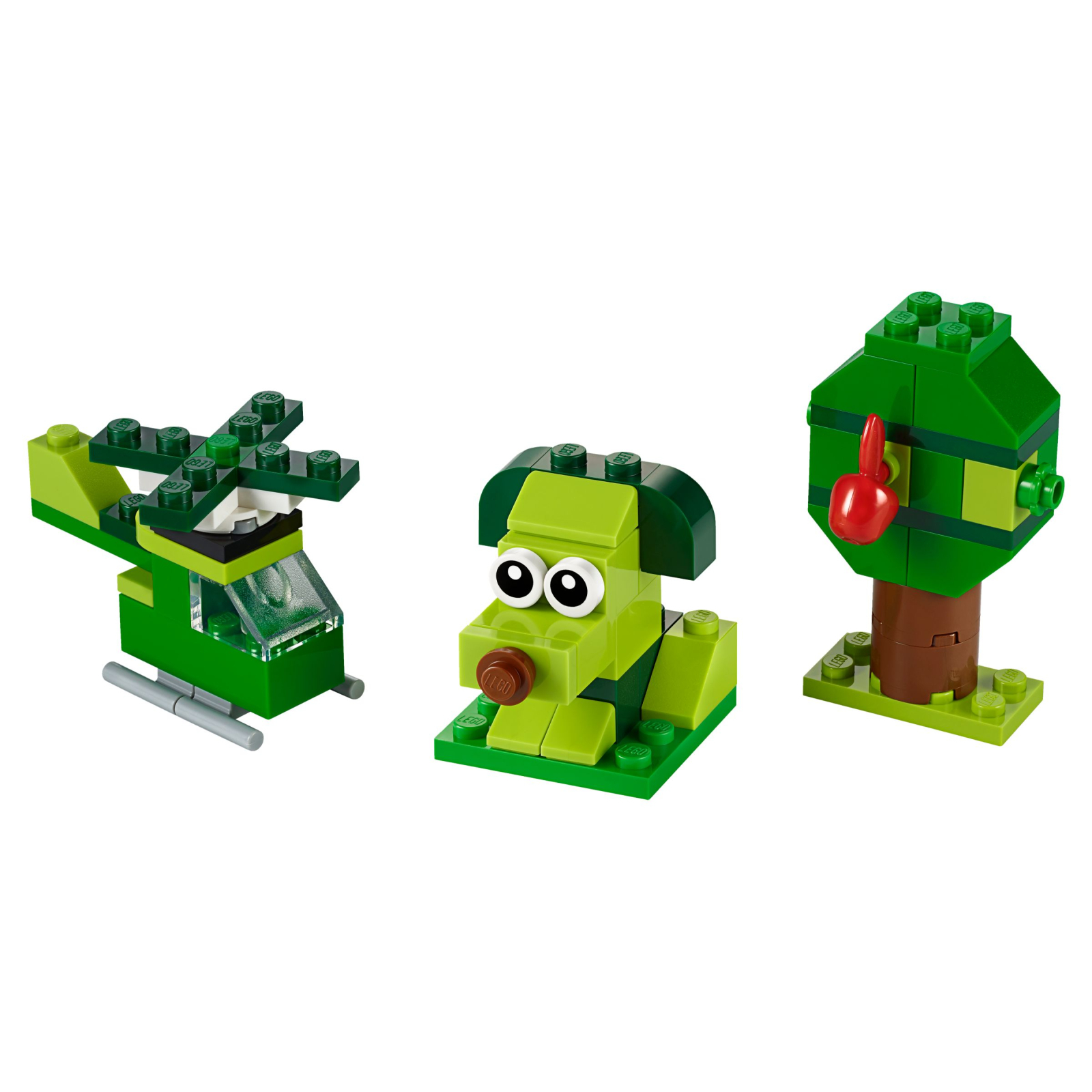 Конструктор LEGO Classic Зелені кубики для творчості 60 д (11007) зображення 2