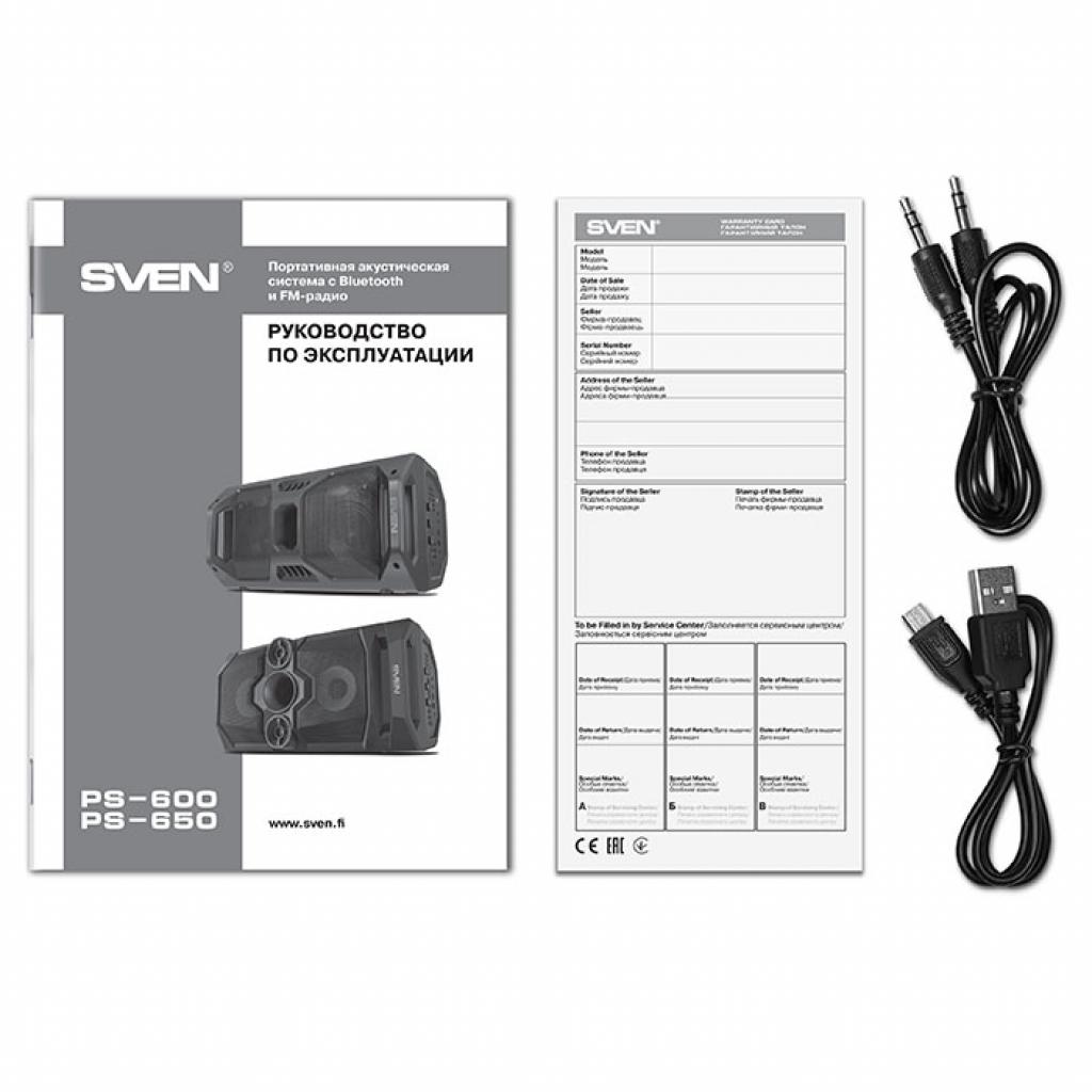 Акустична система Sven PS-600 Black зображення 10