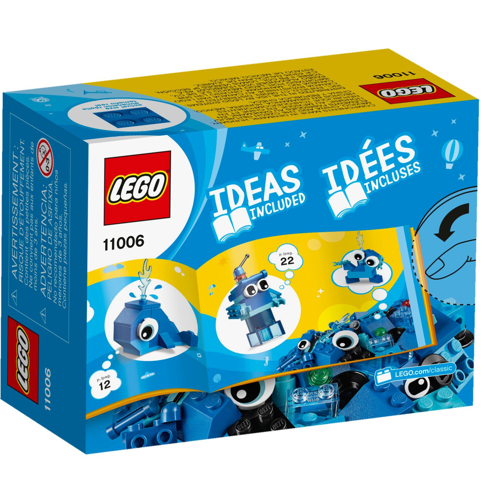 Конструктор LEGO Classic Синий набор для конструирования 52 детали (11006) изображение 4