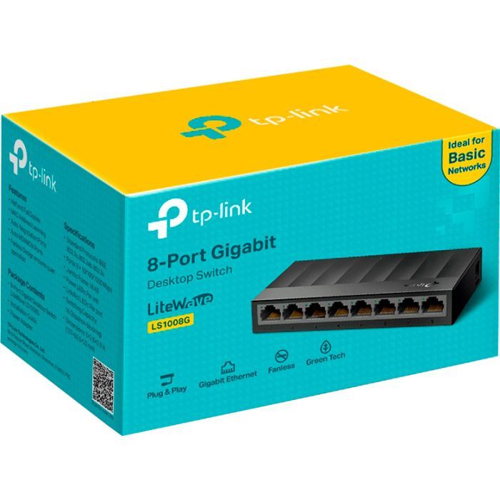 Комутатор мережевий TP-Link LS1008G зображення 3