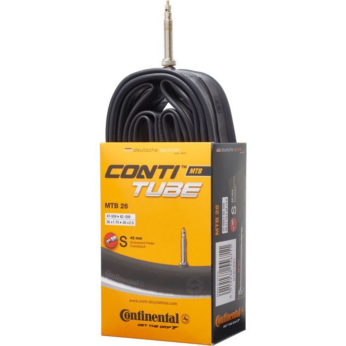 Велосипедная камера Continental MTB 26"x1.75-2.5 47-559 / 62-559 RE PR42mm (181631) изображение 2