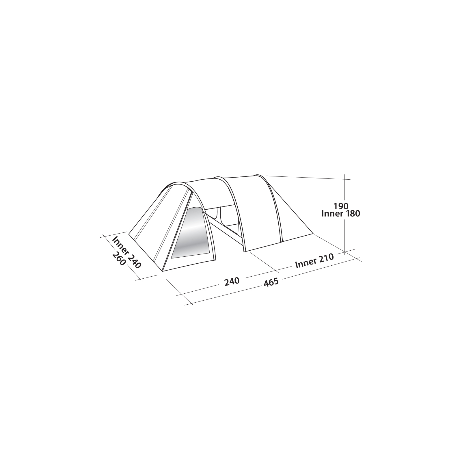 Палатка Easy Camp Galaxy 400 Teal Green (928301) изображение 3