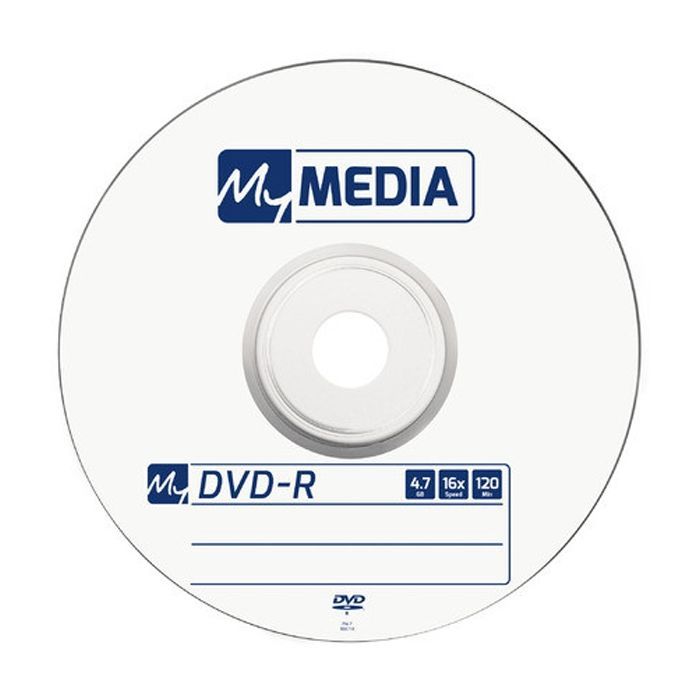 Диск DVD MyMedia DVD-R 4.7GB 16X Wrap MATT SILVER 50шт (69200) изображение 3