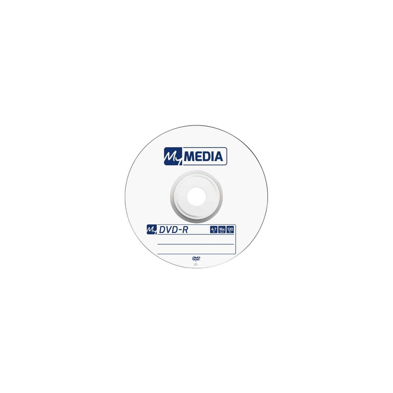 Диск DVD MyMedia DVD-R 4.7GB 16X Wrap MATT SILVER 50шт (69200) изображение 3