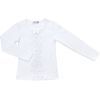 Кофта дитяча Matilda з мереживом (6689-128G-white)