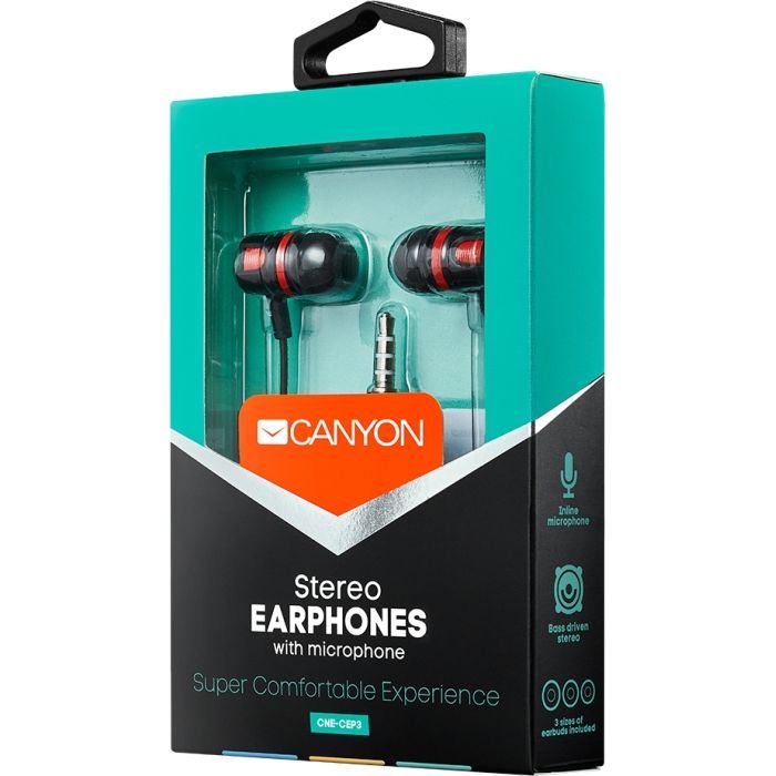 Навушники Canyon Green (CNE-CEP3G) зображення 4