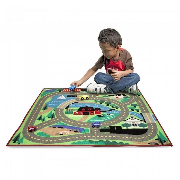 Детский коврик Melissa&Doug Городская дорога с машинками (MD19400) изображение 4