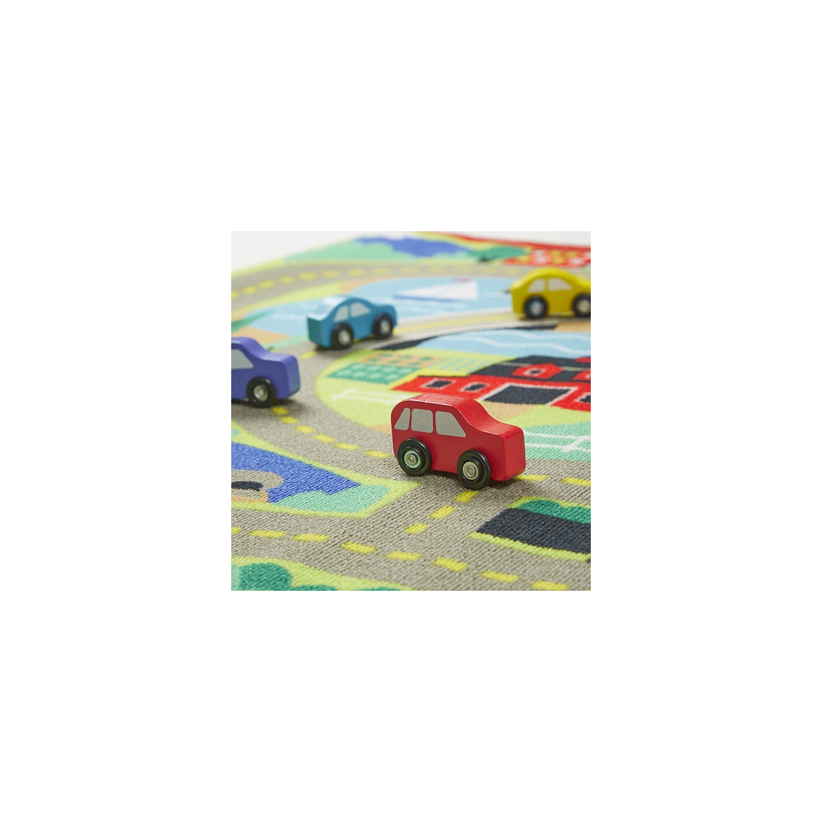 Дитячий килимок Melissa&Doug Міська дорога з машинками (MD19400) зображення 6