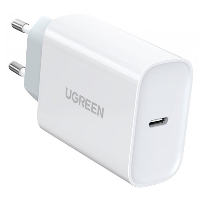 Зарядний пристрій Ugreen USB-C PD30W CD127 white (70161)