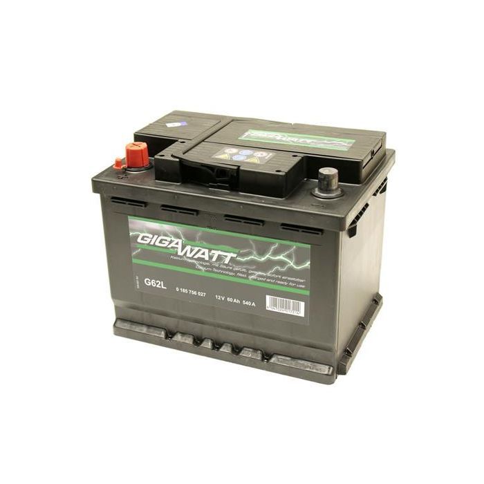 Аккумулятор автомобильный GigaWatt 60А (0185756027) изображение 2