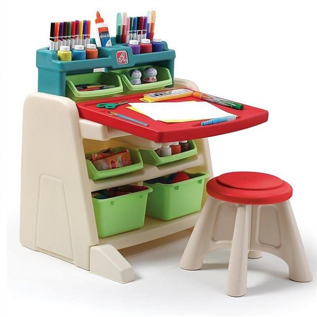 Детский стол Step2 со стулом и доской для творчества "FLIPDOODLE" (41380) изображение 3