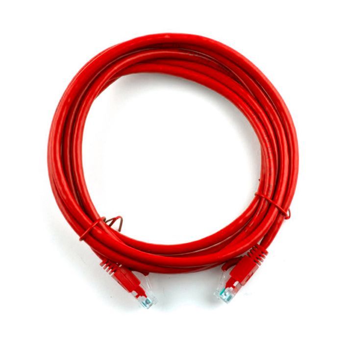 Патч-корд 25м, RJ-45, Cat.5e, CU, мідь, червоний Ritar (PCR-CU/25Rd / 04304)