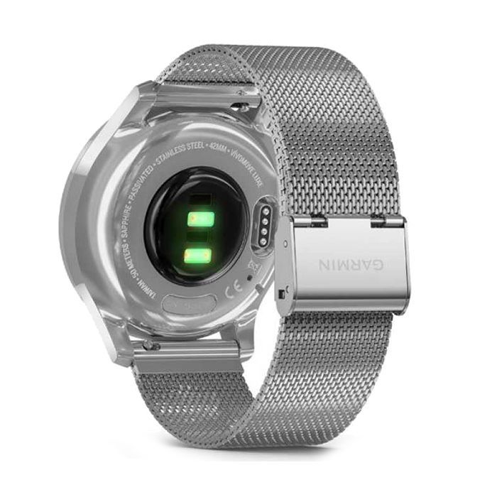 Смарт-часы Garmin vivomove Luxe, S/E EU, Silver, Milanese (010-02241-23) изображение 5