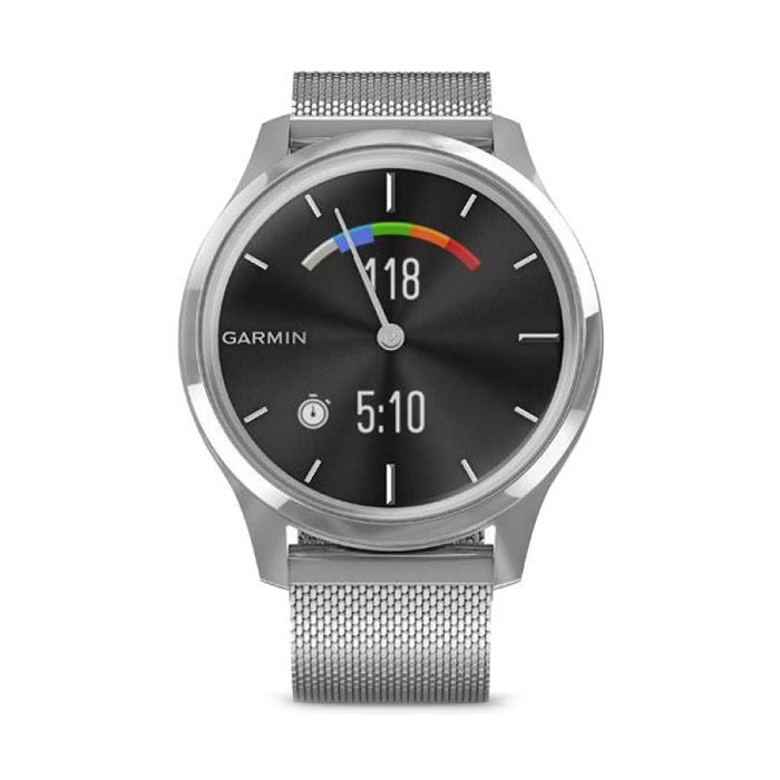 Смарт-часы Garmin vivomove Luxe, S/E EU, Silver, Milanese (010-02241-23) изображение 6