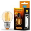 Лампочка Videx Filament G45FA 6W E27 2200K 220V (VL-G45FA-06272) зображення 2