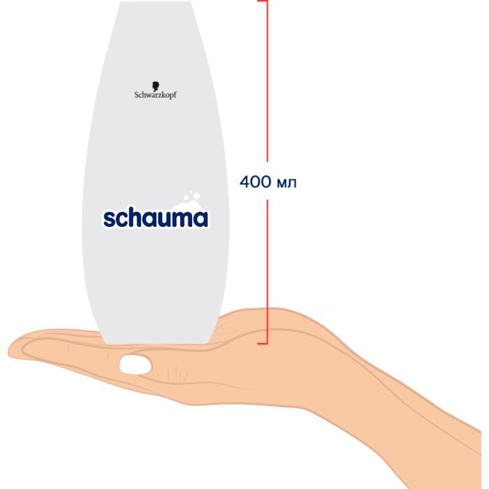 Шампунь Schauma Men 3 в 1 Очистка с углем и глиной 400 мл (9000101284690) изображение 7
