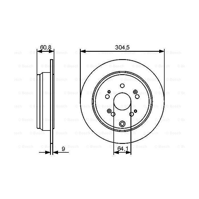 Гальмівний диск Bosch 0 986 479 449 зображення 5