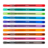 Ручка гелева Unimax набір Trigel-3 асорті кольорів 0.5 мм, 10 кольорів корпусу (UX-132-20) зображення 2