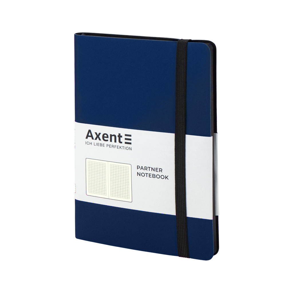 Блокнот Axent Partner Soft, 125х195, 96л, клет, синий (8206-02-A) изображение 2