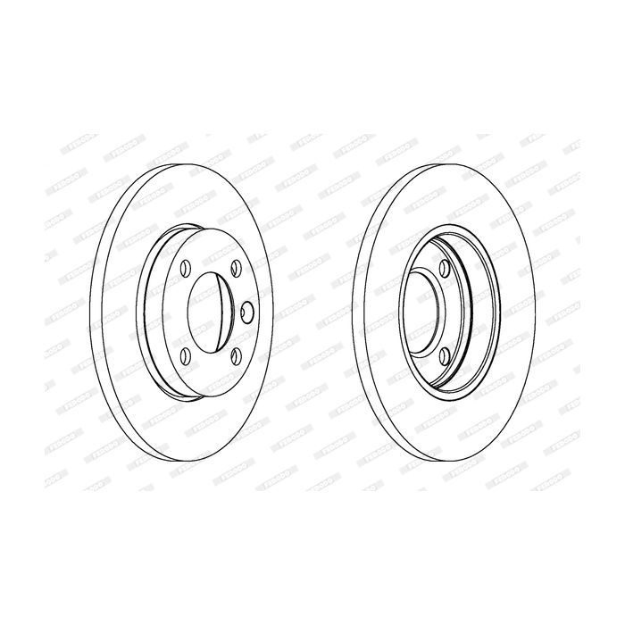 Гальмівний диск FERODO DDF103